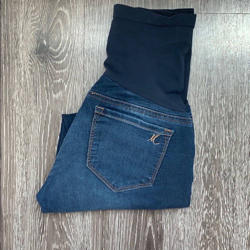 Mavi for Pea in the Pod Cropped Maternity Jeans